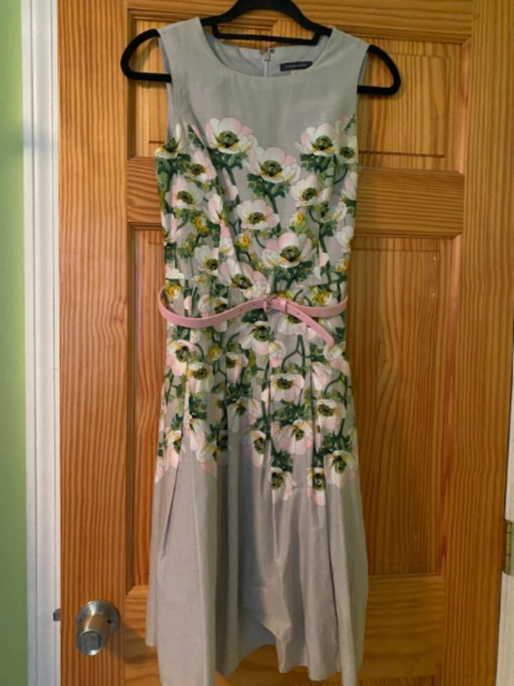 Tommy Hilfiger grey floral midi dress